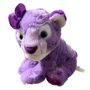 Aurora World Girlz Nation 10 inch Purple Tiger  With a Bow